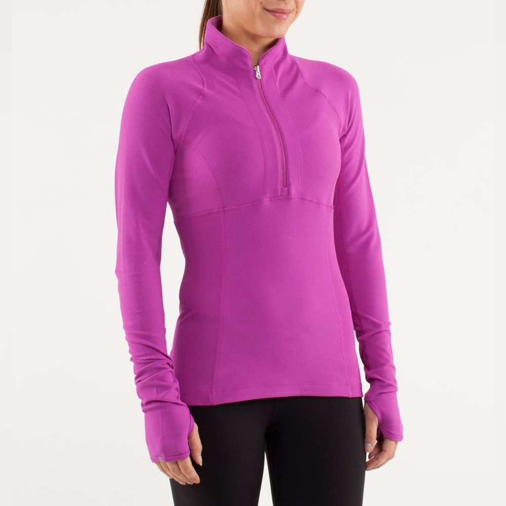 Lululemon 4 Sweatshirt Reversible Sweater Quarter Zip Athletic Activewear Sporty - Picture 2 of 16